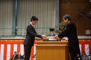 Photo.2 入学生宣誓