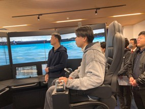 CTV操船シミュレーションの様子