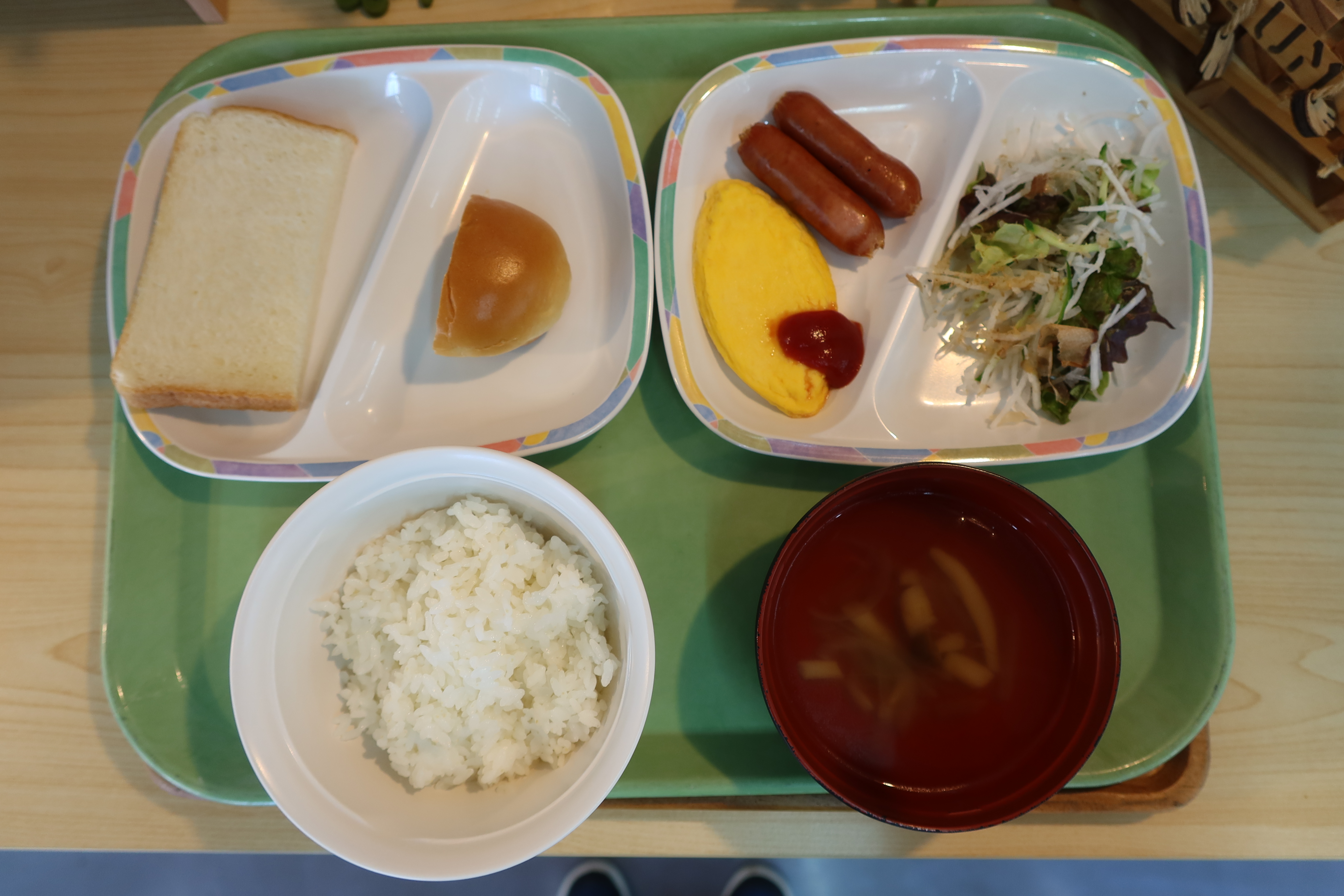 2026年度 寮食堂メニュー写真 4月 朝ごはん 4月 25日