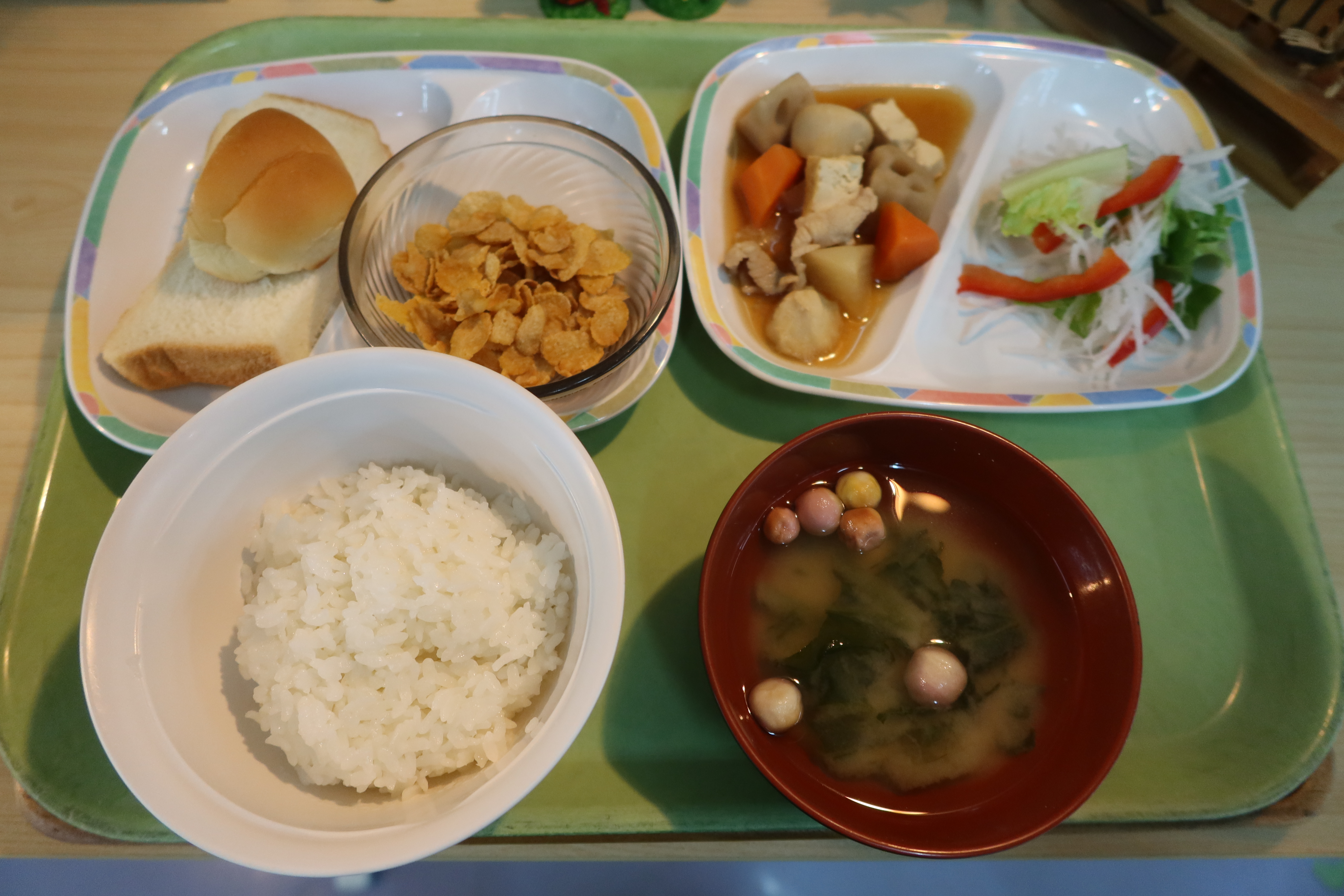 2026年度 寮食堂メニュー写真 6月 朝ごはん 6月7日