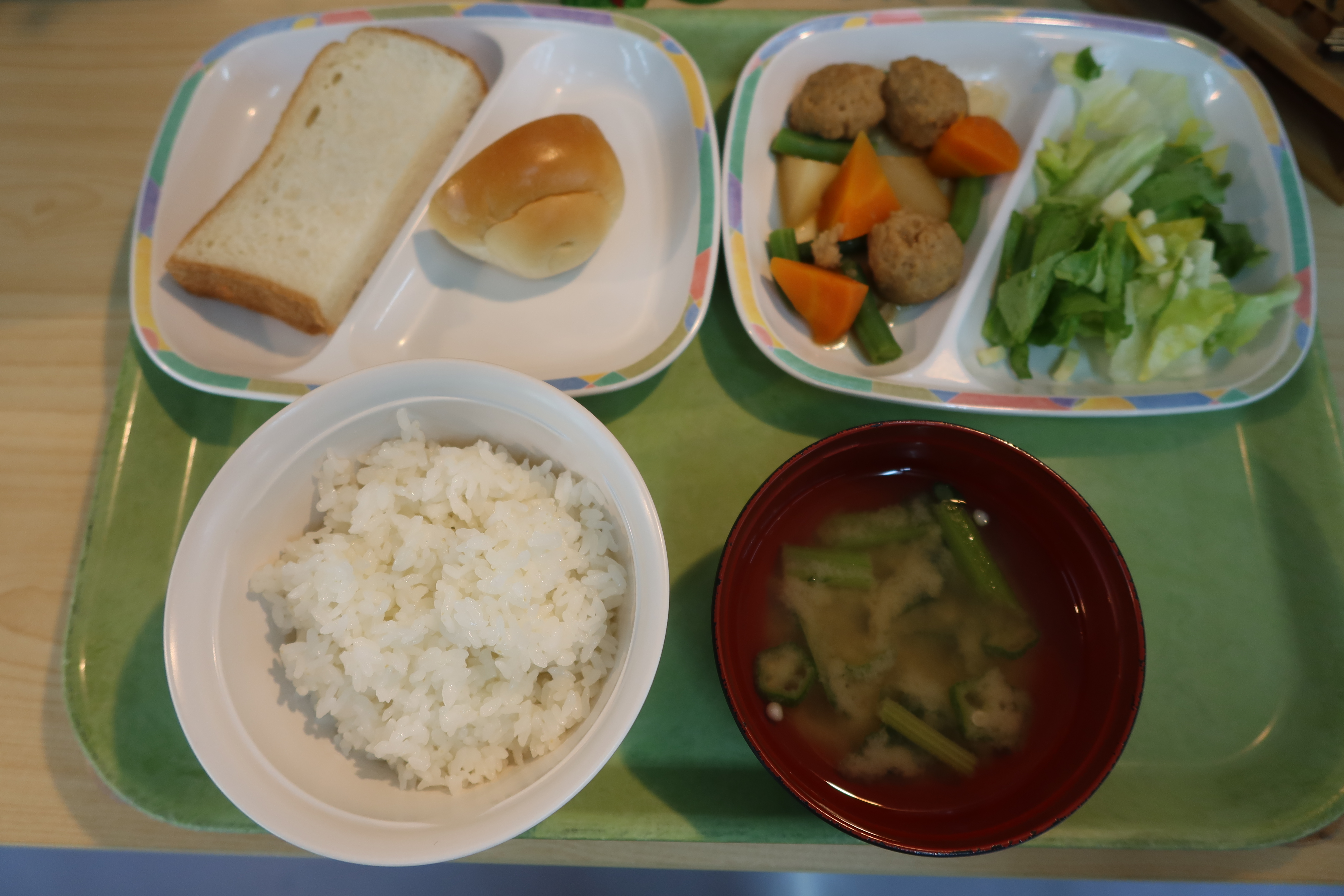 2026年度 寮食堂メニュー写真 6月 朝ごはん 6月15日